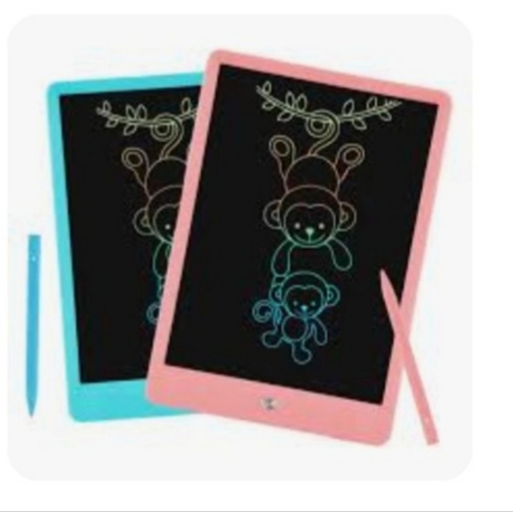 LCD Writing Tablet - Multi-Color Set Red And Blue